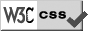 W3C-Logo für CSS-Konformität